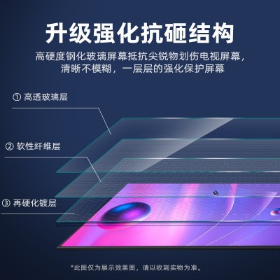 外贸32寸电视机65寸液晶75寸防爆2K4K高清超薄网络智能全面屏电视图3