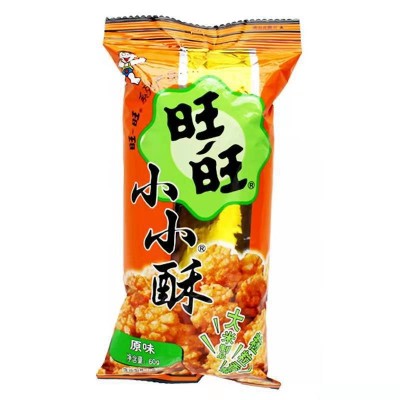 旺旺小小酥60g原味鸡肉味黑胡椒味休闲膨化怀旧儿童小吃零食批发图5