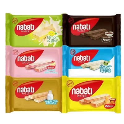 丽芝士nabati纳宝帝威化饼干56g整箱60包休闲零食品批发图5