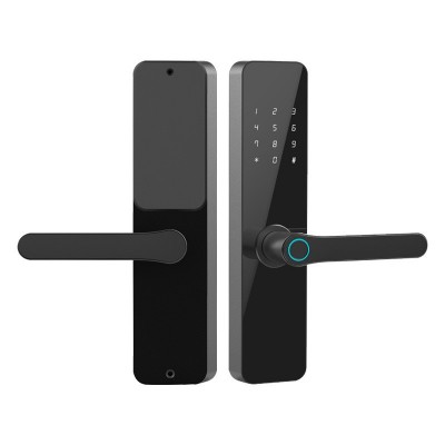 新第智能锁指纹锁智能门锁家用房门办公室门公寓锁酒店锁密码锁体图5