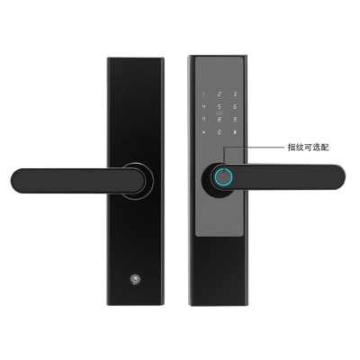 通通锁半自动木门锁智能指纹密码锁公寓酒店出租房wifi蓝牙远程图5