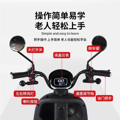 新款电动三轮车出口爆款V1电动车跨境外贸休闲代步车工厂儿童可坐图2