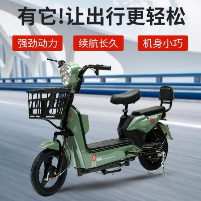 批发代步电动车两轮电动自行车成人轻便休闲代步车电瓶车现货图4