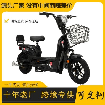 厂家直销长续航新款金鹰电动车成老人代步车电助力电动自行 车跨境图2