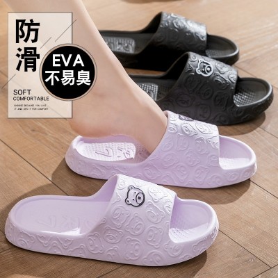 踩屎感拖鞋女eva居家新款夏季浴室家用室内防滑外穿凉拖鞋男跨境图2