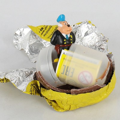 特惠意大利zaini巧克力蛋20g*3枚盒装锡纸玩具糖果零食巧克力图3