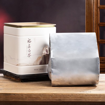 批发高山老白茶枣香蜜韵2019老寿眉茶叶白茶散茶礼盒装批发源头图2