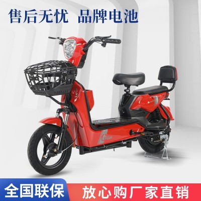 现货供应金鹰电动车 成人电动自行车锂铅酸电车 代步两轮式电瓶车图2