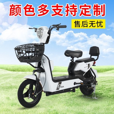 现货供应金鹰电动车 成人电动自行车锂铅酸电车 代步两轮式电瓶车图3