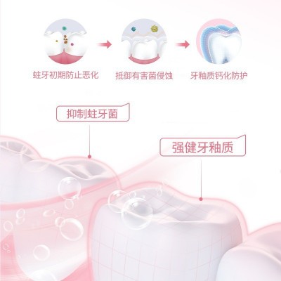 南京同仁堂儿童牙膏益生菌防蛀健齿3-12岁按压式牙膏厂家直销正品图4