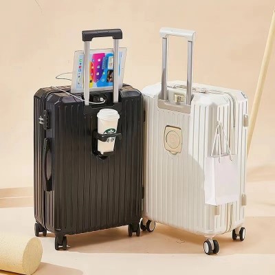 新款旅行箱学生拉杆密码箱行李箱女ins网红大容量结实耐用皮箱子图2