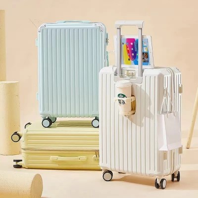 新款旅行箱学生拉杆密码箱行李箱女ins网红大容量结实耐用皮箱子图3