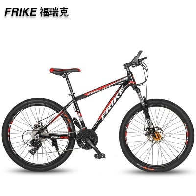 厂家直供26寸铝合金山地车自行车成人变速减震双碟刹单车一件代发
