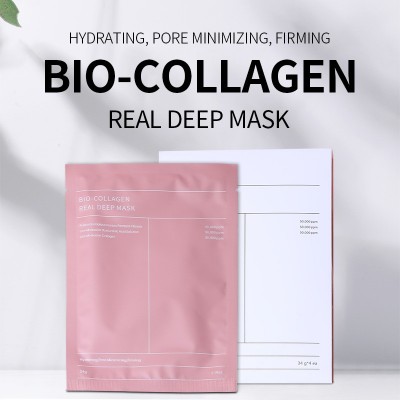 face mask跨境专供韩国粉变透面膜胶原蛋白