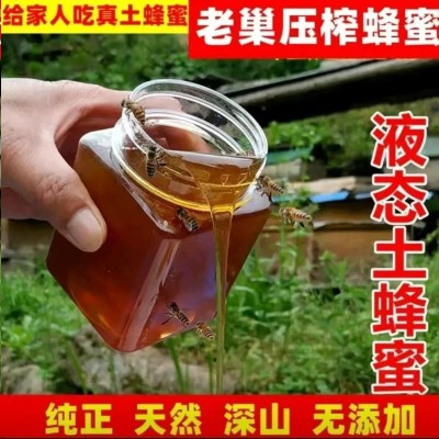 土蜂蜜批发代加工百花蜜云南结婚伴手礼蜂巢蜜小瓶500g便携装蜂蜜图4