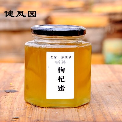 健凤园农家枣花蜂蜜荆花椴树洋槐百多花土蜂荔枝蜜500g雪脂莲蜂蜜图4