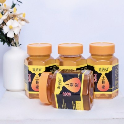 【蜜满冠】原始蜂蜜正品天然深山木桶土蜂蜜山花百花蜂蜜500g图2