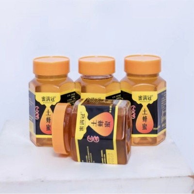 【蜜满冠】原始蜂蜜正品天然深山木桶土蜂蜜山花百花蜂蜜500g图4