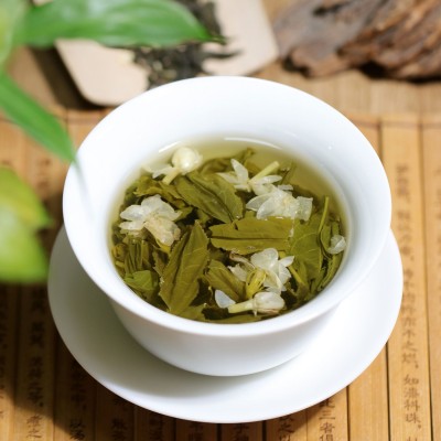 广西横县厂家批发新茶茉莉超特散装清香型毛尖花茶小白毫茉莉花茶图2