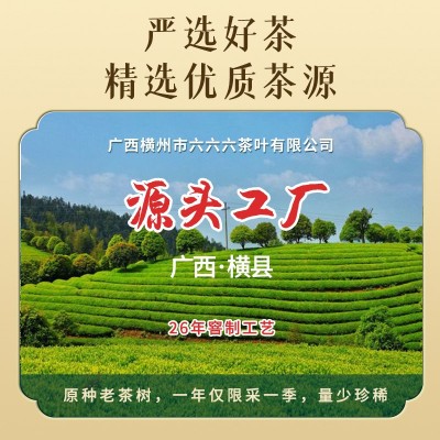 广西横县茉莉花茶茉莉黑美人浓香型香针松针厂家批发毛尖茶叶代发图3