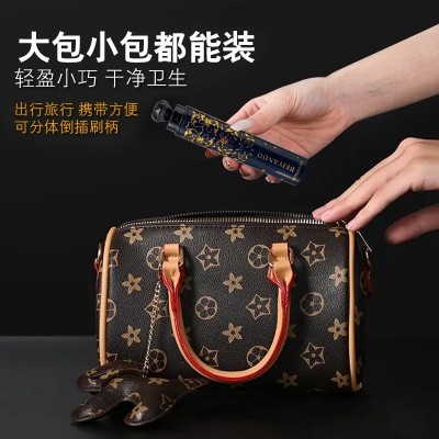 新款网红口红牙刷软毛星空花高档旅行便携装家用女士口红牙刷批发图4
