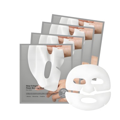 跨境热卖Deep Collagen face Mask生物胶原蛋白睡眠面膜补水贴片图5