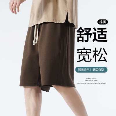 2025短裤夏季潮流宽松纯色男士休闲裤运动裤时尚夏款短裤ins港风图4