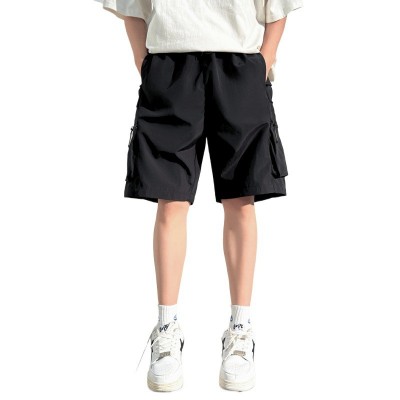 工装短裤子男士夏季冰丝薄款短裤速干五分休闲裤男生外穿运动中裤图5