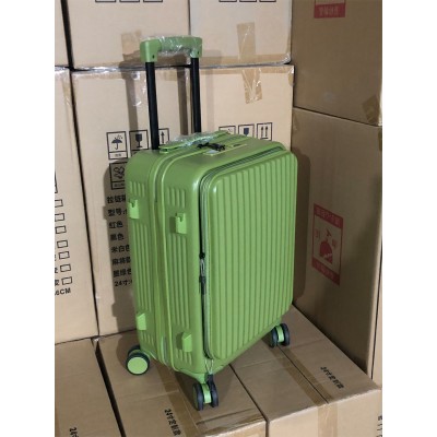 跨境前开口行李箱20寸登机箱侧开拉杆箱抗摔旅行箱扩展密码箱包图5