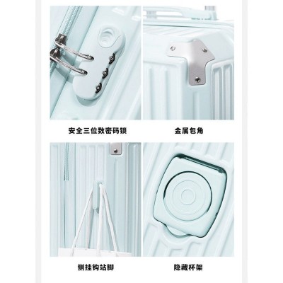 新款多功能行李箱女大容量旅行箱包男结实耐用拉杆密码皮箱子包邮图5