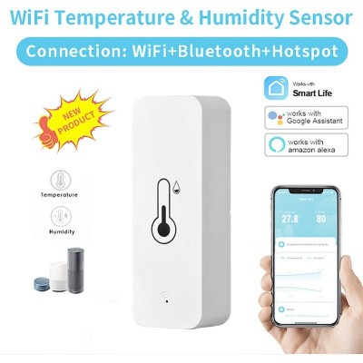 涂鸦智能wifi温湿度探测器 室内无线温湿度传感器 温室度感应器图3