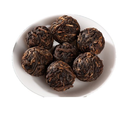 云南普洱茶源头厂家批发送礼定制紧压迷你小沱茶古树普洱 熟茶龙珠图5