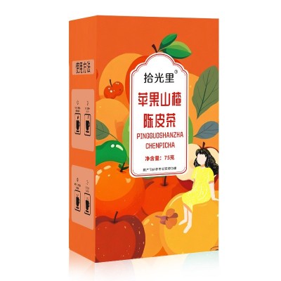 苹果山楂茶红枣橘皮组合茶三角包养生花茶水果茶直播代发工厂批发图4