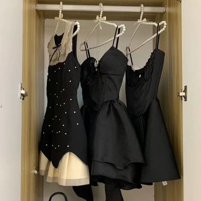 广州十三行品牌女装士夏季新款法式连衣裙裙子女夏高级感批发撤柜图3