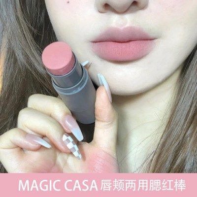 MAGIC CASA双头海绵单色腮红膏持久显色自然膨胀色收缩色胭脂腮红图2