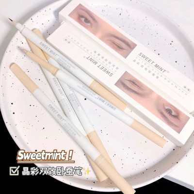 SWEET MINT双头两用卧蚕笔 女提亮眼帘勾勒下至二合一细 头亮晶晶图4