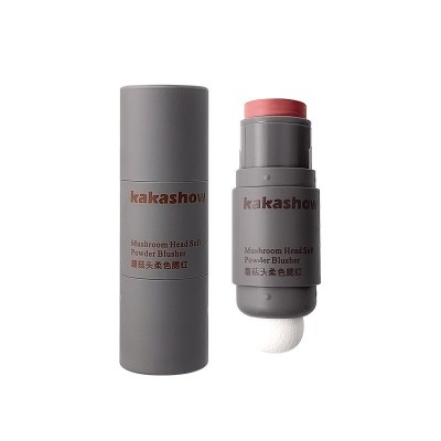 kakashow蘑菇头柔色腮红易上色腮红膏哑光柔美自然细腻遮 瑕膏修容图4