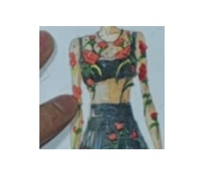 服装蕾丝效果图技法