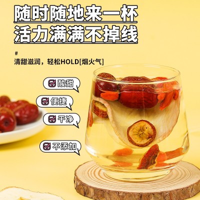 苹果山楂红枣枸杞茶刮去减花茶油脂肥适合女生泡水喝的水果茶茶包图4