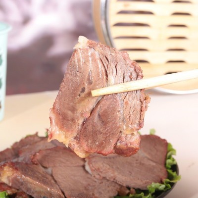 工厂批发山东阿胶驴肉200克袋装五香酱驴肉东阿县熟食阿胶驴肉图2