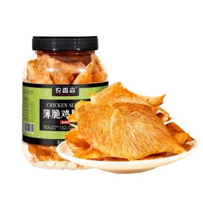 【农香森薄脆鸡肉脆片】薄脆鸡胸肉干零食图5