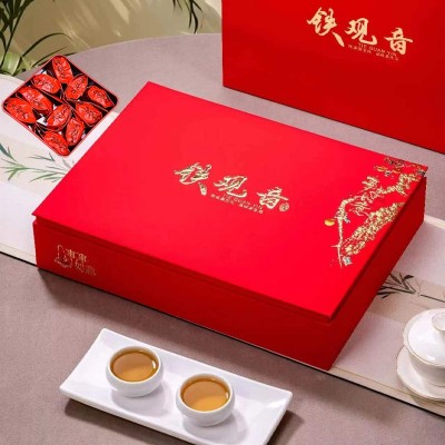 送礼茶叶礼盒装送人伴手礼品铁观音大红袍送亲戚送朋友图2