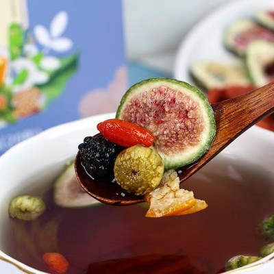 厂家定制换包装桑葚无花果茶花果茶养生组合茶代用茶桑葚无花果茶图3