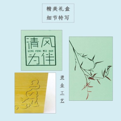 茶叶礼盒装茉莉花茶礼盒含茶叶半斤装高档送礼送人铁观音碧螺春图4
