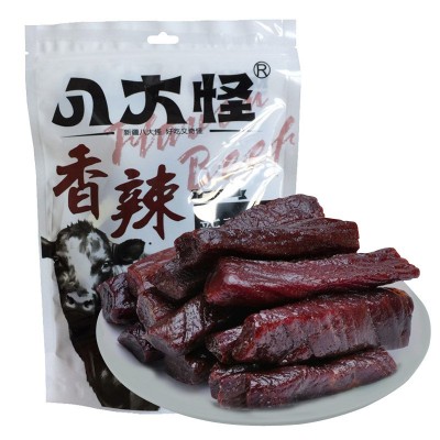 新疆牛肉干八大怪手撕风干牛肉500g/袋 独立真空包装干牛肉条批发图5