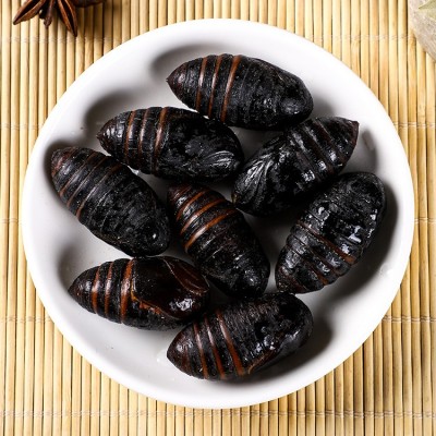 柞蚕蛹茧蛹批发新鲜东北蝉蛹长年大量供应鲜蚕蛹4-5厘米图3