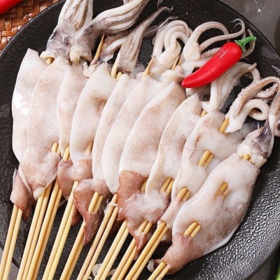 铁板大鱿鱼串烧烤串火锅油炸食材家庭商用新鲜冷冻半成品顺丰包邮图4