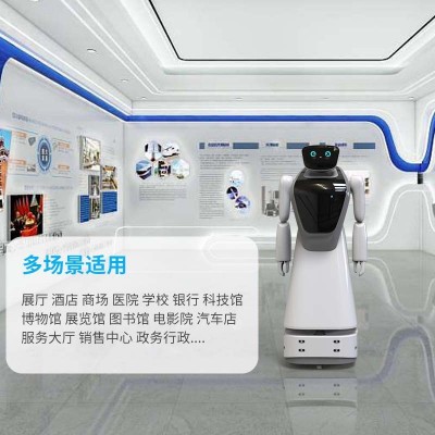定制加工商用服务机器人迎宾接待机器人 智能讲解引领参观机器人