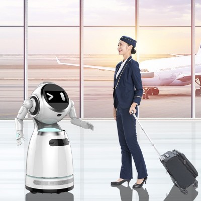 迎宾接待服务机器人企业展厅 智能讲解 公司前台人脸识别访客预约图3