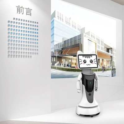 智能迎宾讲解科技馆展厅宣传引导政务大厅学校医院导航咨询机器人图2